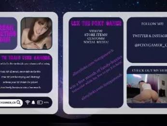 foxy_gamer — Chaturbate stream photo (Jun 2026)