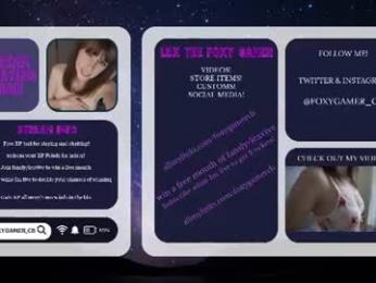 foxy_gamer — 在 chaturbate 直播的网络摄像头模特