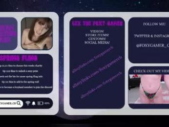 foxy_gamer — Chaturbate stream photo (May 2026)