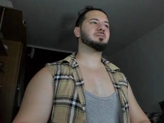 Adonis Steel — Flirt4free recorded stream screenshot (26 Jan 2025)