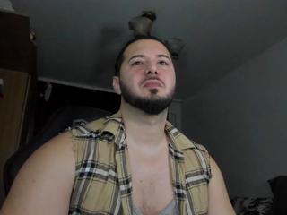 Adonis Steel — Flirt4free recorded stream screenshot (26 Jan 2025)