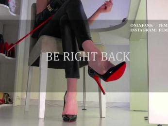 Femdomheels — Bongacams recorded stream screenshot (10 Feb 2025)