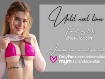 chloewildd — Chaturbate recorded stream image, 28.01.2025 18:10