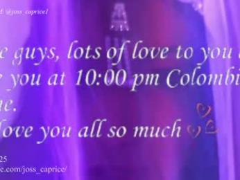 joss_caprice — Chaturbate recorded stream image, 26.12.2025 04:10
