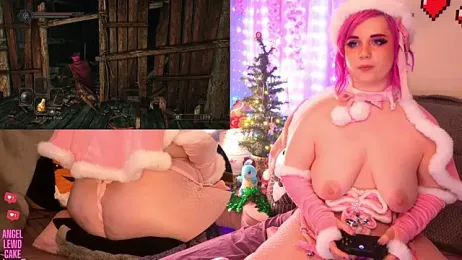 Angel-Lewd-Cake — Stripchat recorded stream screenshot (28 Dec 2025)