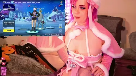 Angel-Lewd-Cake — Stripchat recorded stream screenshot (28 Dec 2025)