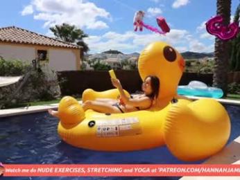 hannahjames710 — Chaturbate recorded stream screenshot (28 Dec 2025)