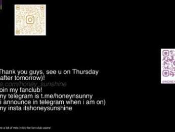 honey_sunshine — Chaturbate recorded stream image, 06.01.2026 11:00