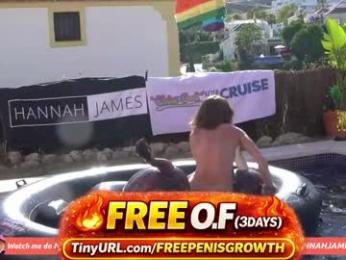 hannahjames710 — Chaturbate recorded stream screenshot (11 Jan 2026)