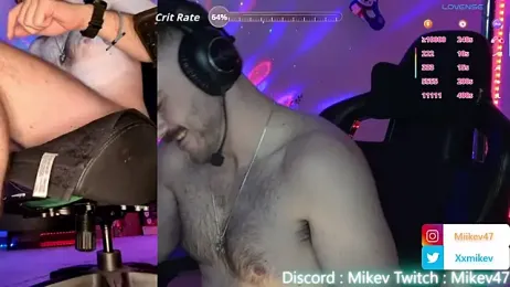 Mikev — Stripchat recorded stream screenshot (12 Jan 2026)