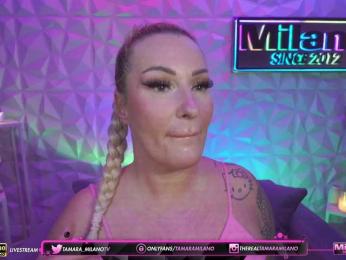 TamaraMilano — Bongacams recorded stream screenshot (18 Jan 2026)