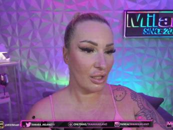 TamaraMilano — Bongacams recorded stream screenshot (18 Jan 2026)