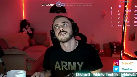 Mikev — Stripchat recorded stream screenshot (19 Jan 2026)