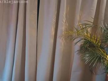 alejastorm — Chaturbate recorded stream screenshot (25 Jan 2026)