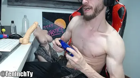 teninchty — Stripchat recorded stream screenshot (19 Feb 2026)