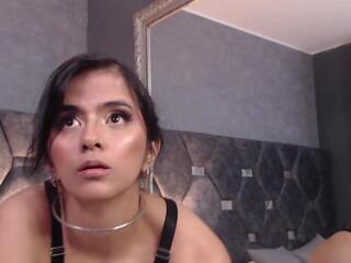 Scarlet Lennox — Flirt4free recorded stream screenshot (09 Mar 2026)