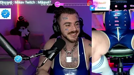 Mikev — Stripchat recorded stream screenshot (12 Mar 2026)