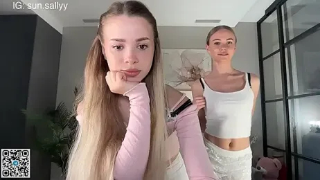 sunsally — Stripchat recorded stream screenshot (14 Mar 2026)