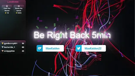 MaxKaiden — Stripchat recorded stream screenshot (16 Mar 2026)