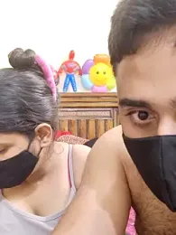IND_COUPLE1 — Stripchat recorded stream image, 08.03.2025 16:50