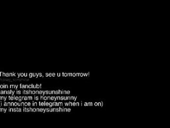 honey_sunshine — Chaturbate recorded stream image, 01.07.2026 10:00