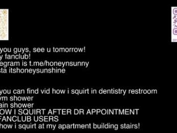 honey_sunshine — Chaturbate recorded stream image, 25.03.2025 10:00