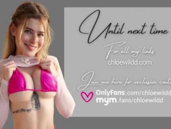 chloewildd — Chaturbate recorded stream image, 03.02.2025 20:50