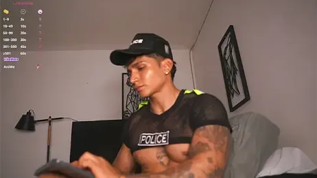 muscle_boyhorny — Stripchat recorded stream screenshot (25 Jan 2025)